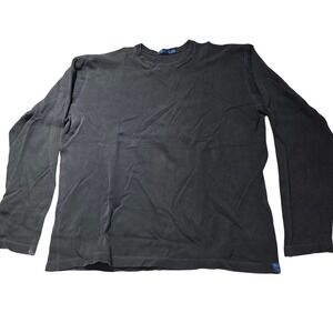 AGAVE Copper Mens Sweater XL Black Long Sleeve Shirt Crew Neck Basic Top